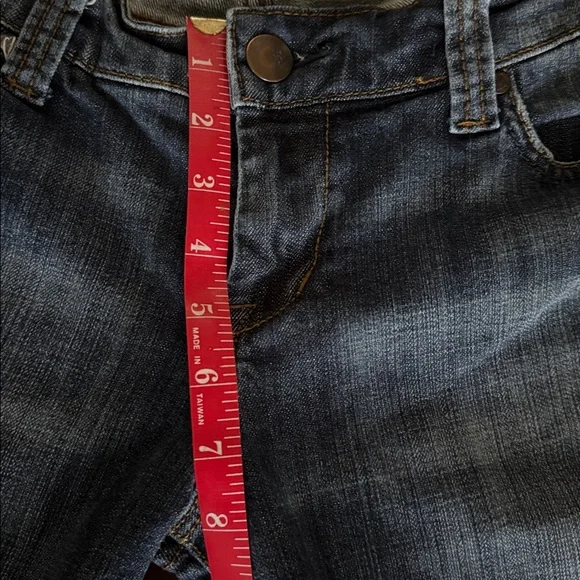 !IT jeans Los Angeles VINTAGE DENIM COTTON Longer Shorts 31 Med Blue 220943DSLT - Picture 14 of 16